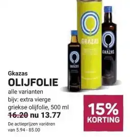 Ekoplaza OLIJFOLIE aanbieding