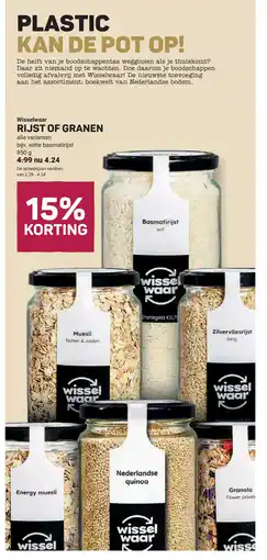 Ekoplaza Rijst of granen aanbieding