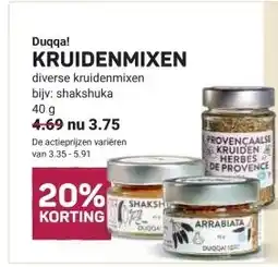 Ekoplaza KRUIDENMIXEN aanbieding