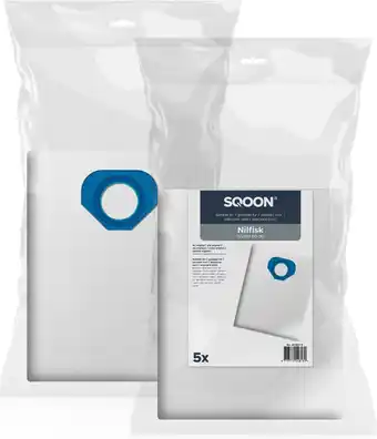 Bol.com SQOON - Nilfisk GA70 GM80 GM90 GS80 GS90 Stofzuigerzakken (5 stuks) aanbieding