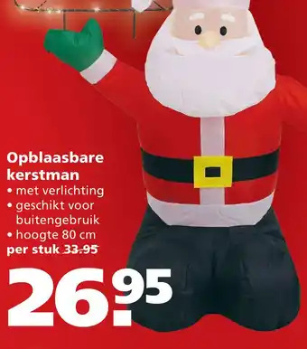 Ranzijn Opblaasbare kerstman aanbieding