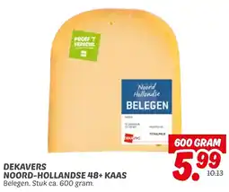 Dekamarkt Dekavers noord hollandse 48+ kaas aanbieding