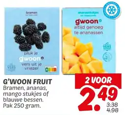 Dekamarkt G'woon fruit aanbieding