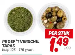 Dekamarkt Proef 't verschil tapas aanbieding