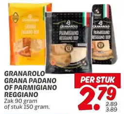 Dekamarkt Granarolo grana padano of parmigiano reggiano aanbieding