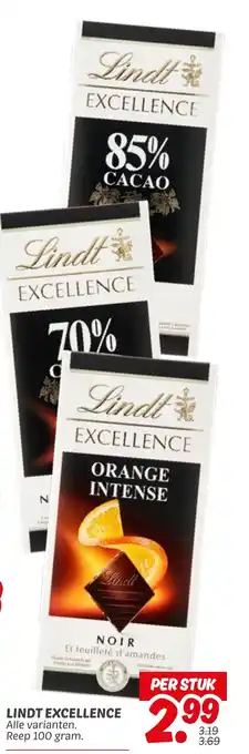 Dekamarkt Lindt excellence aanbieding