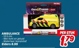 Dekamarkt Ambulance aanbieding