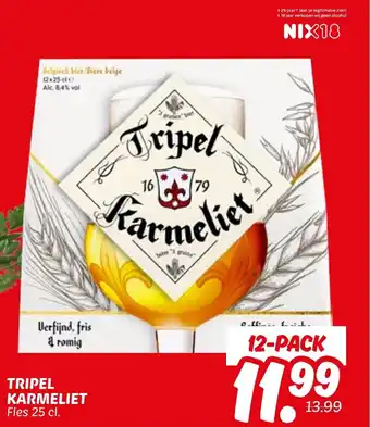 Dekamarkt Tripel karmeliet aanbieding