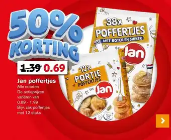 Hoogvliet Jan poffertjes aanbieding