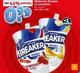 Hoogvliet Melkunie Breaker of smoothie aanbieding