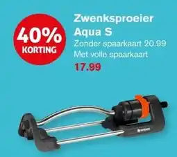 Hoogvliet Zwenksproeier Aqua S aanbieding