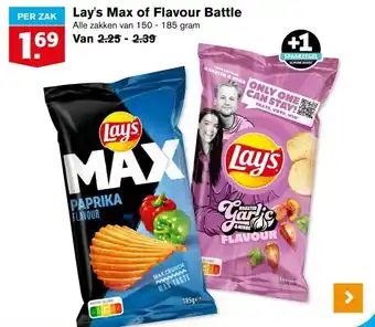 Hoogvliet Lay's Max of Flavour Battle aanbieding