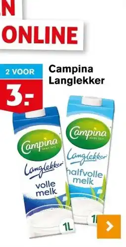 Hoogvliet Campina Langlekker aanbieding