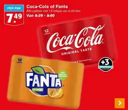 Hoogvliet Coca-Cola of Fanta aanbieding