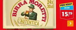 Hoogvliet Birra Moretti aanbieding