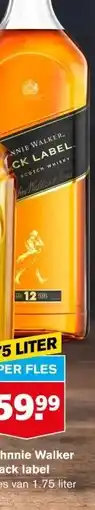 Hoogvliet Johnnie Walker black label aanbieding