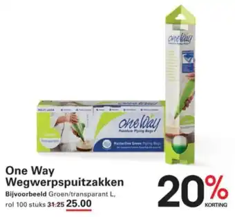 Sligro One Way Wegwerpspuitzakken aanbieding