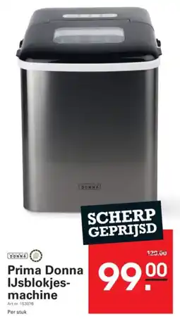 Sligro Prima Donna IJsblokjesmachine aanbieding