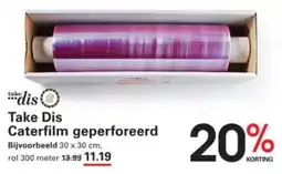 Sligro Take Dis Caterfilm geperforeerd aanbieding