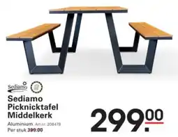 Sligro Sediamo Picknicktafel Middelkerk aanbieding