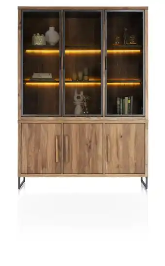 Happy@Home Everest, Buffet 150 Cm - 3-Deuren + 3-Glasdeuren (+ LED) aanbieding