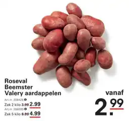 Sligro Roseval Beemster Valery aardappelen aanbieding