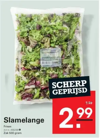 Sligro Slamelange aanbieding