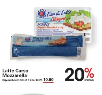 Sligro Latte Carso Mozzarella aanbieding