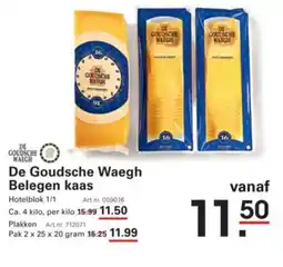 Sligro De Goudsche Waegh Belegen kaas aanbieding