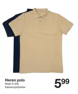 Zeeman Heren polo aanbieding