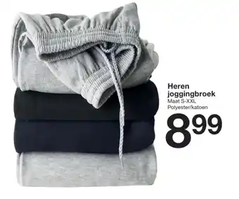 Zeeman Heren joggingbroek aanbieding