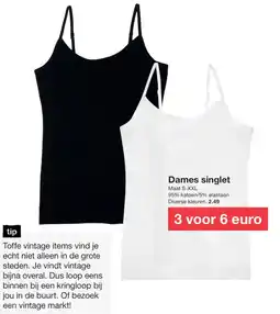 Zeeman Dames singlet aanbieding