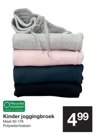 Zeeman Kinder joggingbroek aanbieding