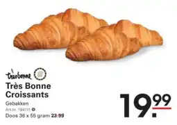 Sligro Très Bonne Croissants aanbieding