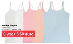 Zeeman Kinder singlet aanbieding