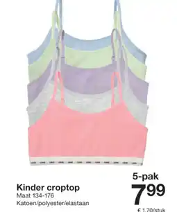 Zeeman Kinder croptop aanbieding