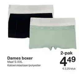 Zeeman Dames boxer aanbieding