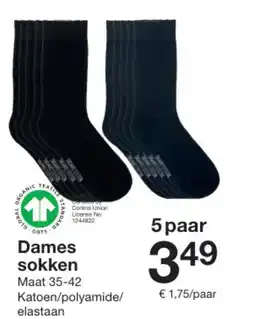 Zeeman Dames sokken aanbieding