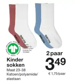 Zeeman Kinder sokken aanbieding