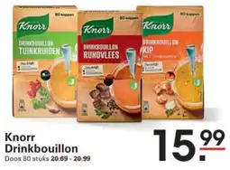 Sligro Knorr Drinkbouillon aanbieding