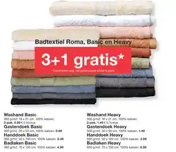 Zeeman Badtextiel Roma, Basic en Heavy aanbieding