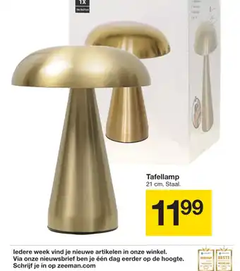 Zeeman Tafellamp aanbieding