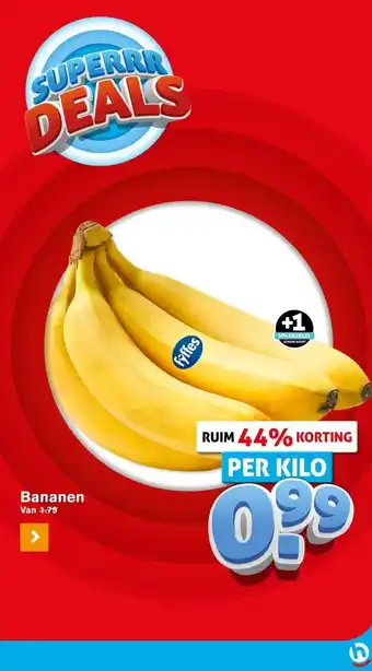 Hoogvliet Bananen aanbieding