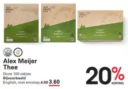 Sligro Alex Meijer Thee aanbieding