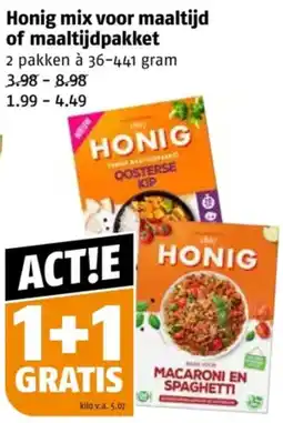 Poiesz Honig mix voor maaltijd of maaltijdpakket aanbieding