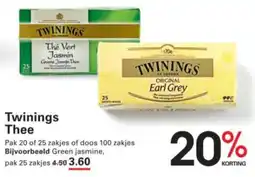 Sligro Twinings Thee aanbieding