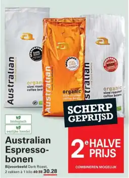 Sligro Australian Espressobonen aanbieding