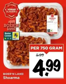 Vomar Voordeelmarkt Shoarma aanbieding