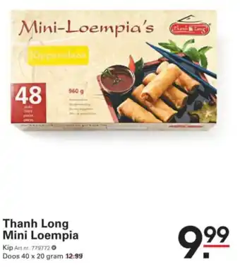 Sligro Thanh Long Mini Loempia aanbieding