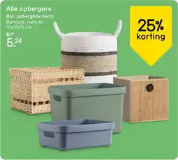 Leen Bakker Alle opbergers aanbieding